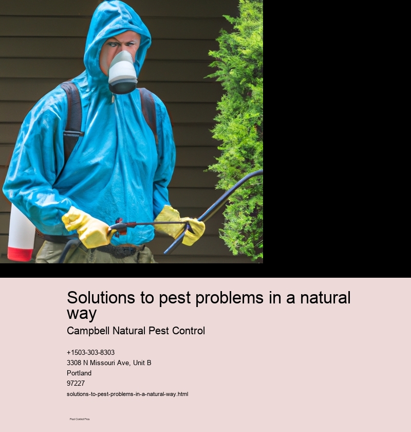 solutions to pest problems in a natural way